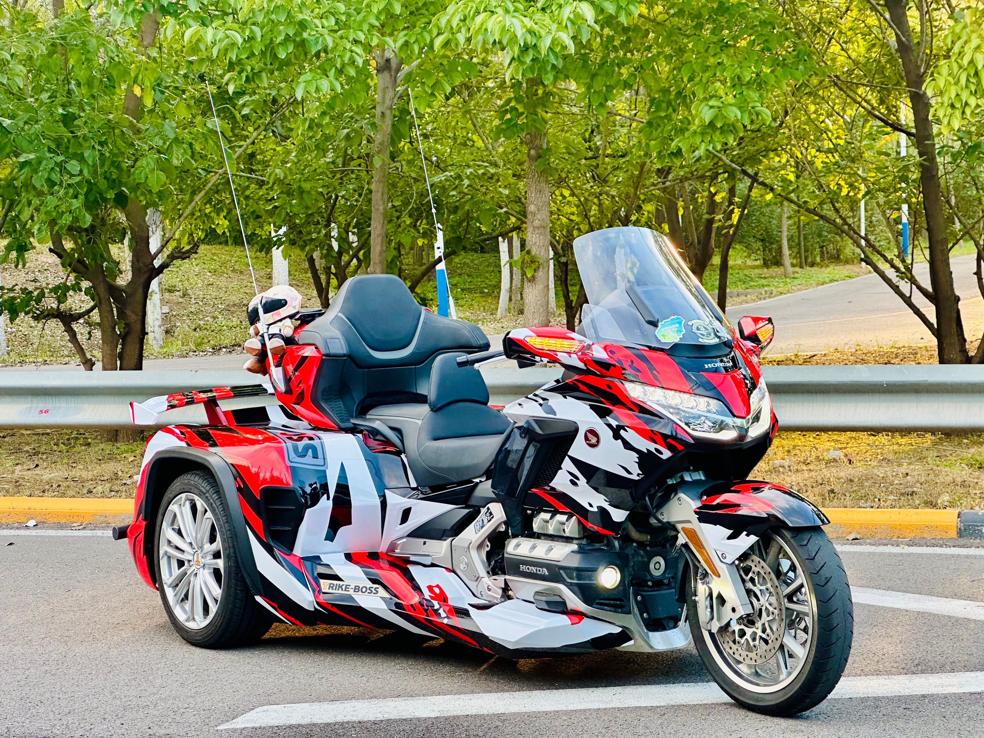 Trike Boss Goldwing Tour Flo Red