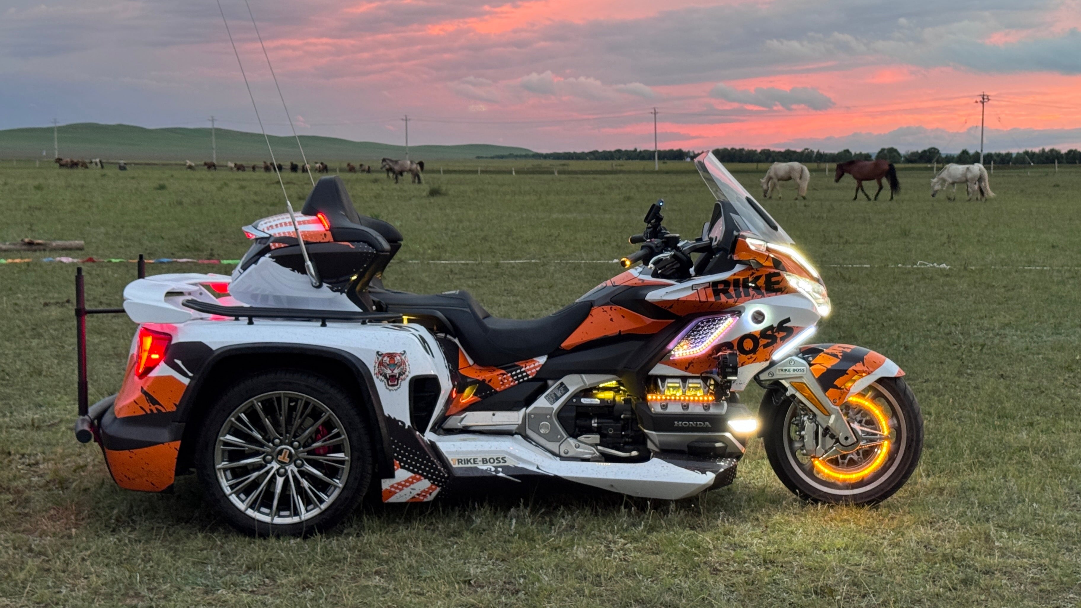 Trike Boss Goldwing Tour Orange